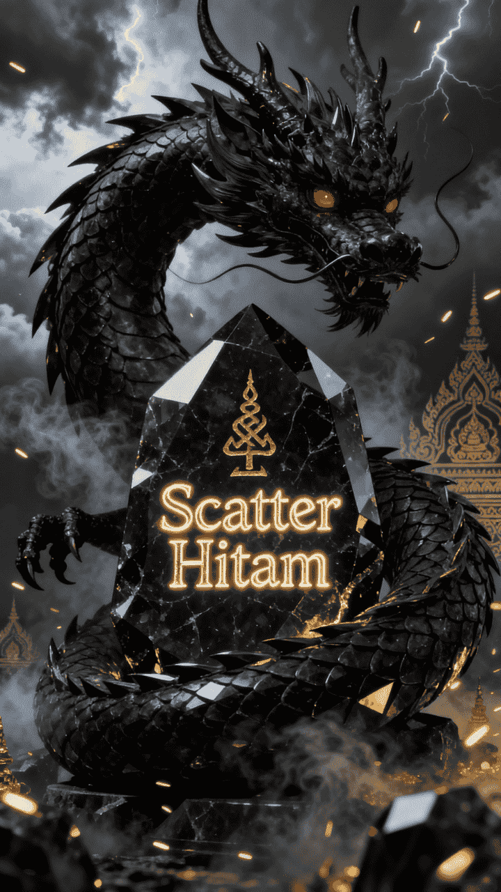 scatter hitam